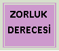 Metin Kutusu: ZORLUK DERECES�